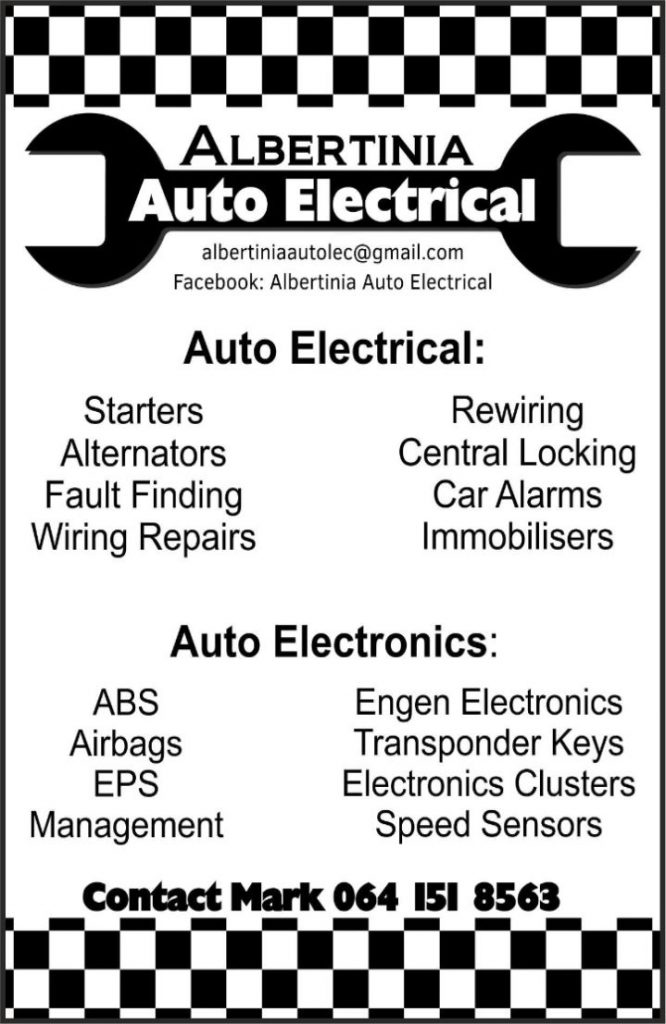 Albertinia - Auto Electrical | Starters | Alternators | Engine | Rewiring