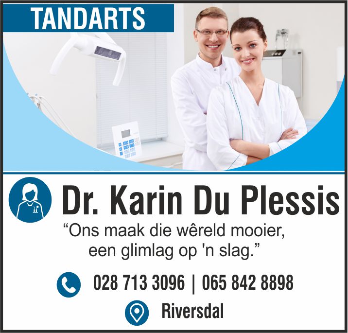 Dr Karen du Plessis | Riversdal Dokter | Doctor Riversdale